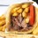 Pita kebab grec